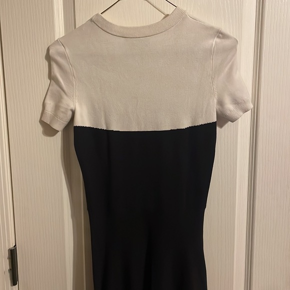 Kate Spade Branton Square Black Color Block Fit Flare Sweater Dress Size S - Picture 5 of 6